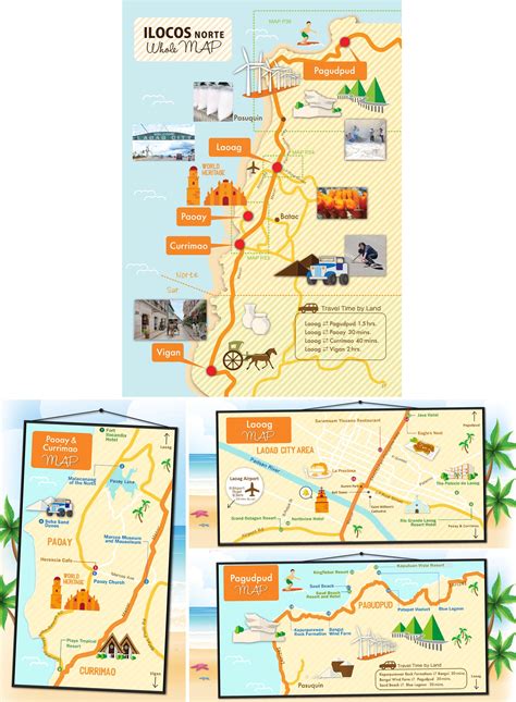 ilocos norte map with tourist spots|ILOCOS NORTE Tourist Spots (Travel Guide) .